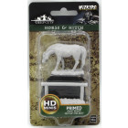 WizKids Deep Cuts Unpainted Miniatures - Horse &...