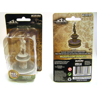 WizKids Deep Cuts Unpainted Miniatures - Fountain - English