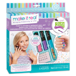 Make it Real - Paint & Sparkle Mermaid Nail Art (2324)