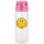 Zak Designs SMILEY Trinkflasche, transparent/ fuchsia, 75 cl