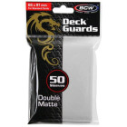 BCW Deck Guard - Double Matte - White