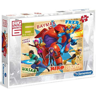 Clementoni - 07320. Design Big Hero 6. Puzzle 2x20 pieces