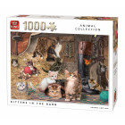 King 5700 Kätzchen im Stall bar Puzzle 1000 Teile