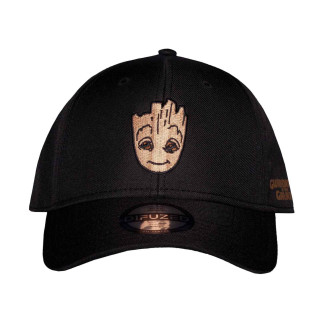 Marvel Groot Baseball Cap embroidery Logo Nue offiziell Schwarz Snapback