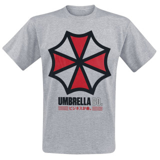 Resident Evil Umbrella Co Männer T-Shirt grau meliert S 100% Baumwolle Gaming