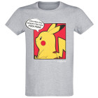 Pokemon Herren Shirt, grau, XL