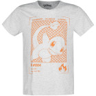 Pokémon Glumanda Männer T-Shirt weiß XS...