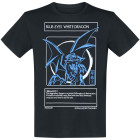 Yu Gi Oh Herren Blue Eyes White Dragon, Schwarz, M, 100%...