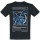 Yu Gi Oh Herren Blue Eyes White Dragon, Schwarz, M, 100% Baumwolle, regulär T-Shirt, Medium