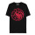Difuzed Unisex Kinder Game Thrones GOT-House of The Dragon-Damen Frauen Mädchen Kurzarm T-Shirt, Black