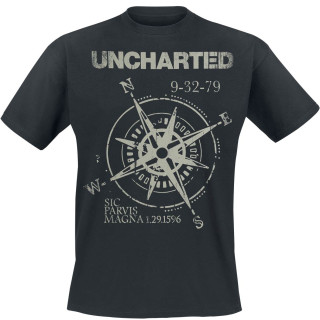 Uncharted - Herren Männer Jungen Kurzarm T-Shirt