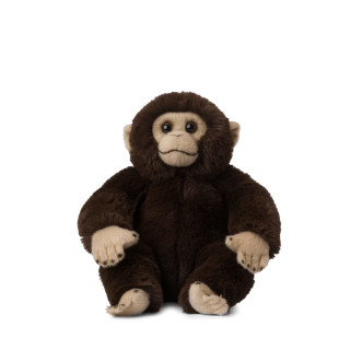 WWF Plüsch WWF01102, WWF ECO Plüschtier Schimpanse (23cm), besonders Flauschige und lebensechte Plüschtierkollektion des WWF, hohe Qualitäts- und Sicherheitsstandards