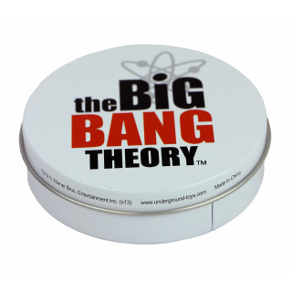 The Big Bang Theory Set of 4 Metal Coaster in Tin - Soft Kitty and Bazinga Designs Included