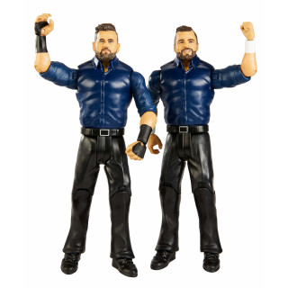 Mattel GBN57 - WWE Basis Actionfiguren (15 cm) 2er-Pack Sunil Singh & Samir Singh, Spielzeug ab 6 Jahren