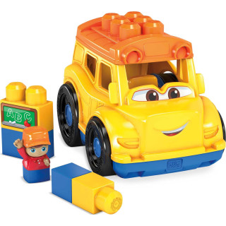 MEGA Bloks GCX10 - Kleines Fahrzeug Schulbus, 6 Teile, Spielzeug ab 1 Jahr
