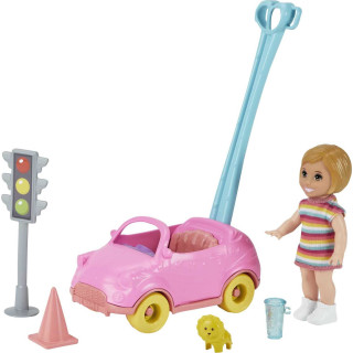 Barbie GRP17 - Skipper Babysitters Inc. Zubehörset mit kleiner Puppe und Spielzeugauto und Zubehör, für Kinder von 3 bis 7 Jahren