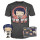 Funko Pop! & Tee: MHA - Jirou with Mic mit Mic - Medium - My Hero Academia - T-Shirt - Kleidung mit Vinyl-Sammelfigur - Geschenkidee - Spielzeug und Kurzärmeliges Top Für Erwachsene Männer und Frauen