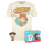 Funko Pop! & Tee: Disney - Woody - Small - (S) - Disney: Toy Story - T-Shirt - Kleidung mit Vinyl-Sammelfigur - Geschenkidee - Spielzeug und Kurzärmeliges Top Für Erwachsene Männer und Frauen