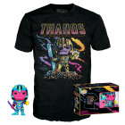 Funko Pop! & Tee: Marvel - Thanos - (BKLT) - Small -...