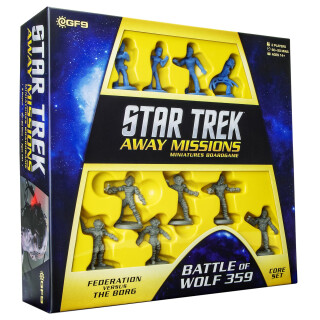 Star Trek Away Teams Starter Set: Wolf 359 (Federation: Riker +3 vs Locutus +5)
