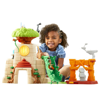 Star Wars Tenoo Jedi-Tempel, 50,5 cm cm hohes Spielset mit Lichtern und Geräuschen, 2 Action-Figuren, Vorschulspielzeug ab 3 Jahren