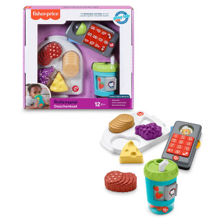 Fisher-Price HFJ95 - Rollenspiel Geschenkset, Spielset mit Aktivitätsspielzeugen für Babys und Kleinkinder, Babyspielzeug ab 12 Monaten