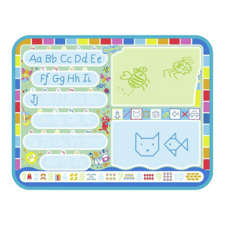 Aquadoodle My ABC Doodle Large Water Doodle Mat, Official Tomy No Mess Colouring & Drawing Game, Suitable for Toddlers and Children Aged 3, 4 & 5 +