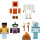 MINECRAFT Creator Series - Mount Enderwood Yeti-Schreck Story Pack mit 2 Figuren, 16 Zubehörteile, Lagerfeuer, Marshmallows, für Kinder ab 6 Jahren, HLP58