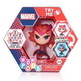 Wow! PODS Avengers Collection – Scarlet Witch | Superhelden-Figur mit Wackelkopf | Offizielles Marvel Sammelspielzeug & Geschenke