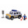 SIMBA - Feuerwehrmann Sam – 4 x 4 Polizei – Fahrzeug 19 cm + bewegliche Figur – Sound-Funktionen – viel Zubehör – 109251096038