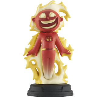 Marvel Animated Style Human Torch Statue