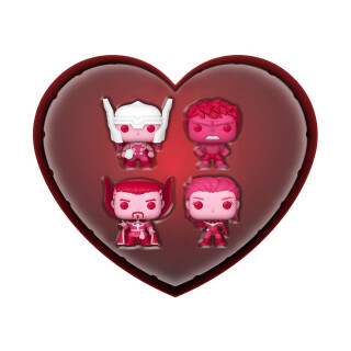 Funko Pocket POP! Marvel Classic Val Box 4 Pieces - Doctor Strange - Marvel Comics - Keychain - Neuartiger Schlüsselanhänger - Vinyl-Minifigur Zum Sammeln - Strumpffüller - Geschenkidee