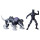 Marvel Hasbro Mech Strike Mechasaurs Black Panther and Sabre Claw