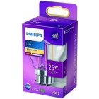 Philips LED Classic B22 Lampe, 25 W, Tropfenform,...