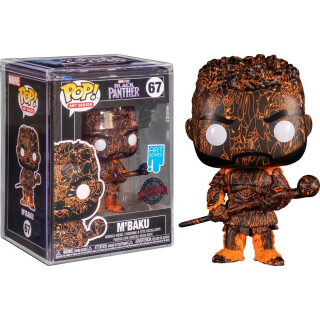 Funko Black Panther Legacy Dekofigur Pop! Artist Series Vinyl MBaku, 9 cm