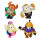 Heroes of Goo Jit Zu Fall Guys 62577 MINIFIGUREN ZUM SAMMELN (CA. 4 cm Gross) IN DER HERO-SQUAD-4ER-PACKUNG