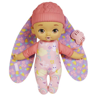 My Garden Baby HGC10 - Mein erstes Schmuse Hasen-Baby (ca. 23 cm), weicher Körper mit Plüschohren, rosa, tolles Geschenk, Babyspielzeug ab 18 Monaten