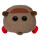 MGA Entertainment 585626EUC Pui Molcar Mittelgroßes Plüschtier-TEDDY-28cm großes, Flauschiges Stofftier-Für Sammler, Jungen und Mädchen ab 3 Jahren