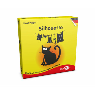Noris 606121475 606121475-Silhouette, Legespiel, bunt