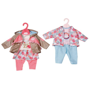 Zapf 701973 Travel Jeans 2 Ass. 43cm Baby Born ZUBEHÖR, bunt