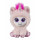 Bauer Spielwaren 14281" Blickfänger Glitter Design Einhorn Plüschtier aus superweichem Plüsch mit Glitzeraugen, rosa