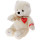 Bauer 17085 - Pia Pia - Eisbär Plüsch, sitzend 17 cm