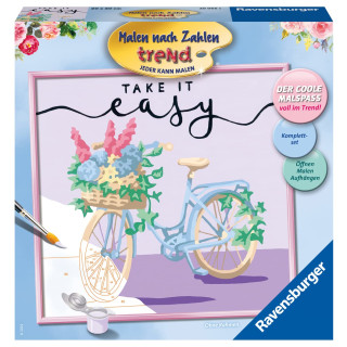 Ravensburger Malen nach Zahlen 20066 – Take it Easy – ab 12 Jahren, Mittel