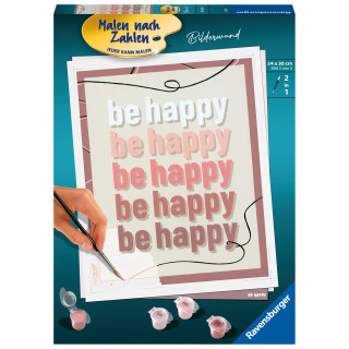 Ravensburger Malen nach Zahlen 20233 – Be Happy – ab 12 Jahren