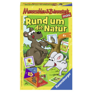 Ravensburger 23433 - Mauseschlau & Bärenstark: Rund um die Natur - Kinderspiel/ Reisespiel