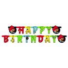 Girlande Happy Birthday Angry Birds 180 cm