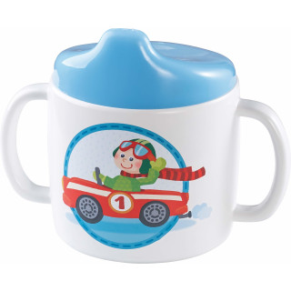 Haba 300407 Melamin-Trinklerntasse Flotte Flitzer