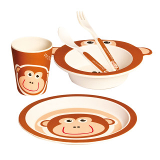 Kindergeschirr Set aus Bambus