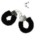 Plüsch Handschellen in Box "schwarz"