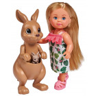 Simba 105733513 - Steffi Love Kangaroo, Puppe in einem...